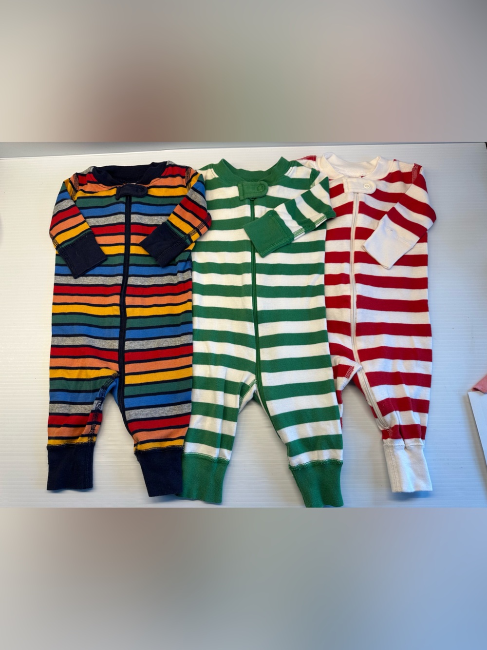 Hannah Andersson Striped Baby Pajamas 0-3